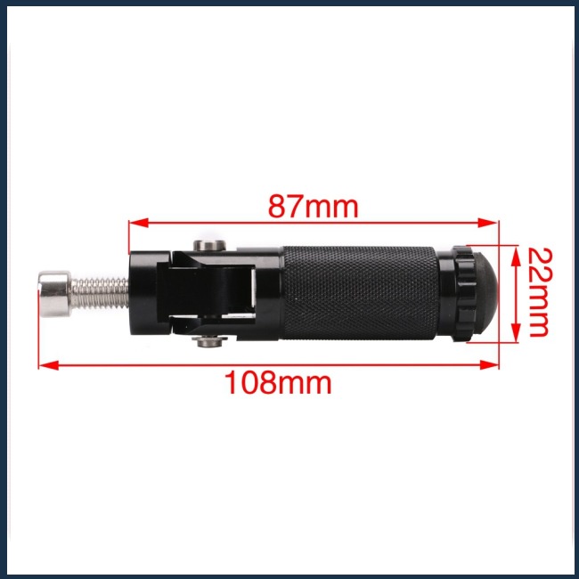 Bộ 2 Gác Chân Bằng Nhôm CNC Chuyên Dụng Cho Xe Máy / Xe Đạp