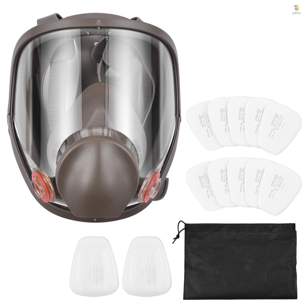 Mặt Nạ Bảo Vệ Toàn Diện Thoáng Khí Độ Che Phủ Toàn Diện 6800 Có Thể Tái Sử Dụng Cho Thợ Hàn / Làm Mộc