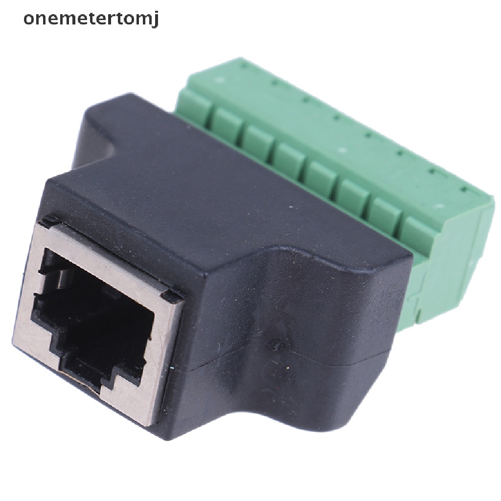 Onemetertomj rj45 Chuyển Từ Đầu Cắm Sang Ổ Cắm rj45 8 pin Cho CCTV DVR   En