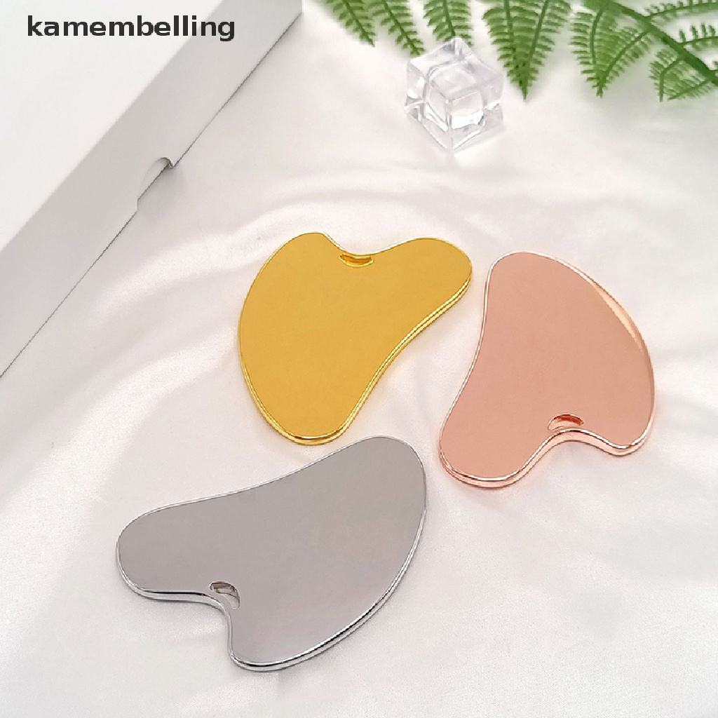 Dụng Cụ Mát Xa Gua Sha Bằng Kim Loại Tiện Dụng Cho SPA EN