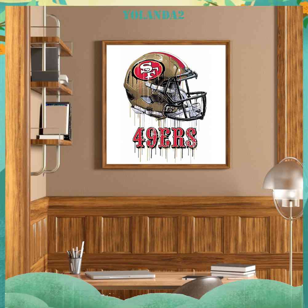 Bộ Tranh Đính Đá 5D Họa Tiết Đội Bóng Đá Độc Đáo DIY Dùng Trang Trí Nhà Cửa