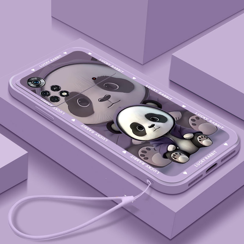 Ốp Điện Thoại Tpu Mềm Hình Gấu Trúc Kung Fu 3D Cho Poco X5 Pro 5G Note 12 Pro 11S 5G 12C Xiaomi Mi 12T 12 Lite K60 K50 Ultra