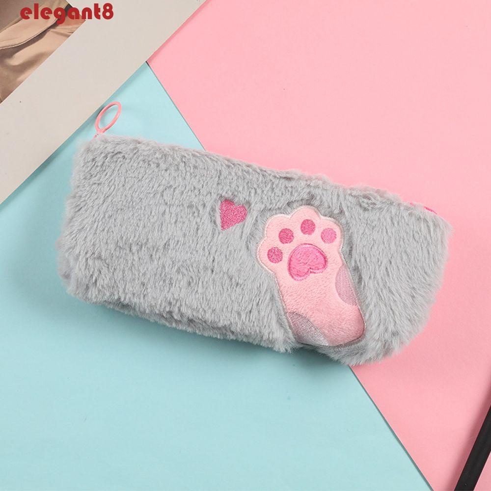 Túi Đựng Bút Hình Bàn Chân Mèo Hoạt Hình Dễ Thương