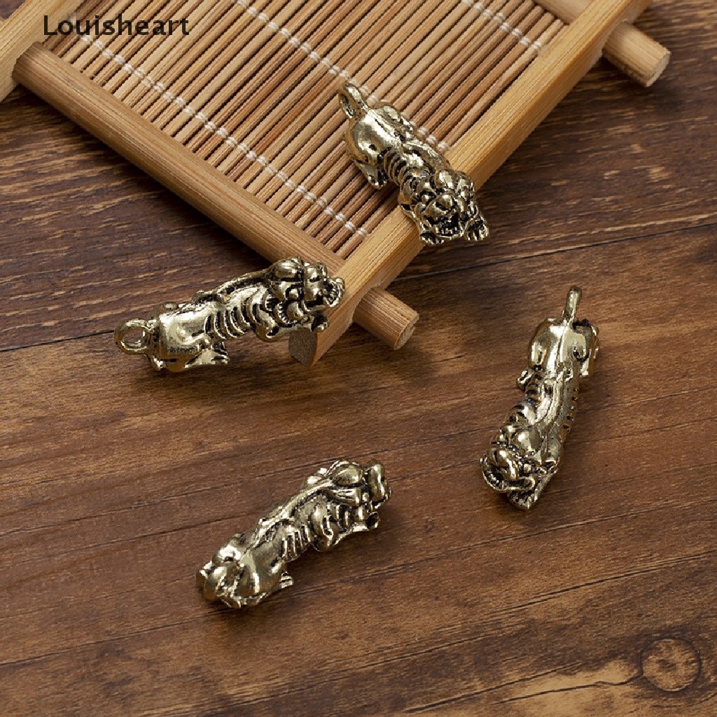 Móc Chìa Khóa Bằng Đồng Thau May Mắn Phong Thủy Hiệu Louisheart