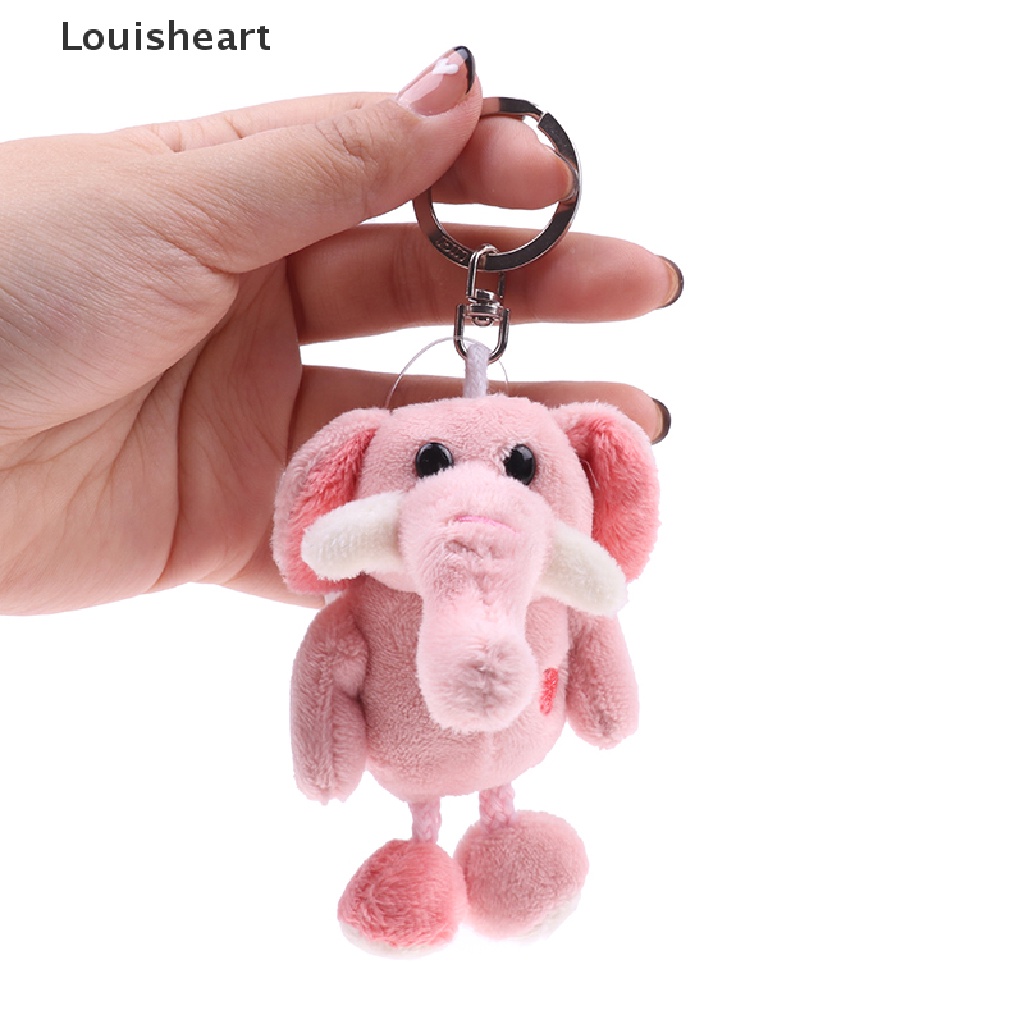 Louisheart Móc Khóa Hình Chú Voi Nhồi Bông Đáng Yêu