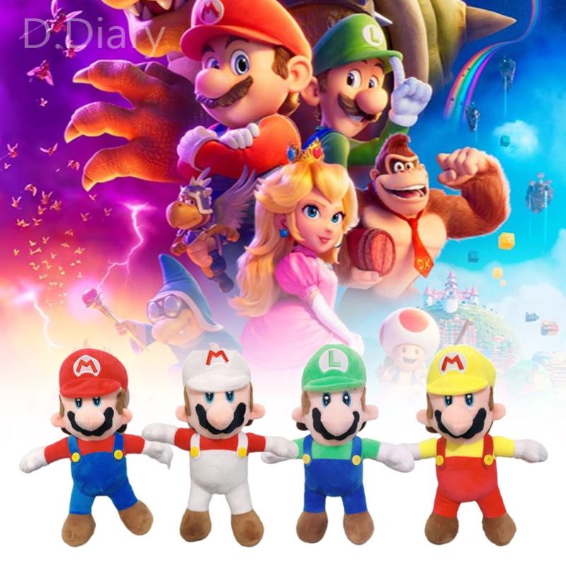 Búp Bê Nhồi Bông Mềm Mại Hình Super Mario Bros Luigi 30cm dreamdiary