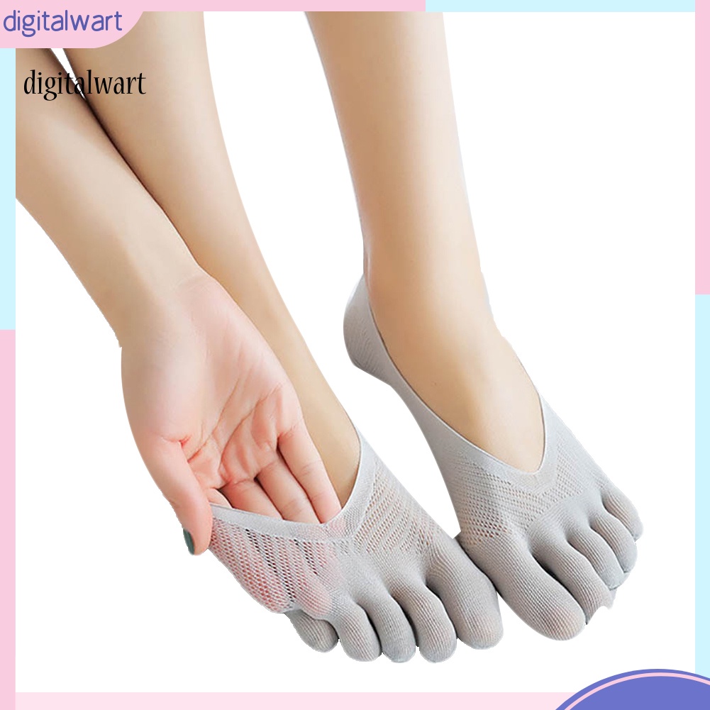 Kỹ Thuật Số| Tất Cổ Thấp 5 Ngón Chống Trượt Thoáng Khí Cho Nữ