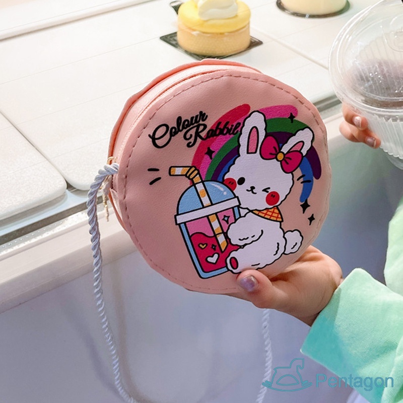 Túi Đeo Vai Bằng Da PU Trọng Lượng Nhẹ In Họa Tiết Hoạt Hình Thời Trang Mùa Hè Dành Cho Bạn Gái