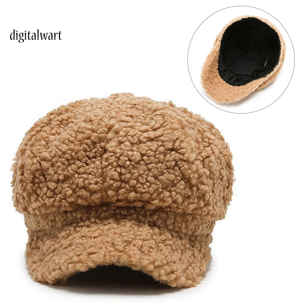 Kỹ Thuật Số| Mũ Beret Siêu Mềm Màu Trơn Thời Trang Cho Nữ