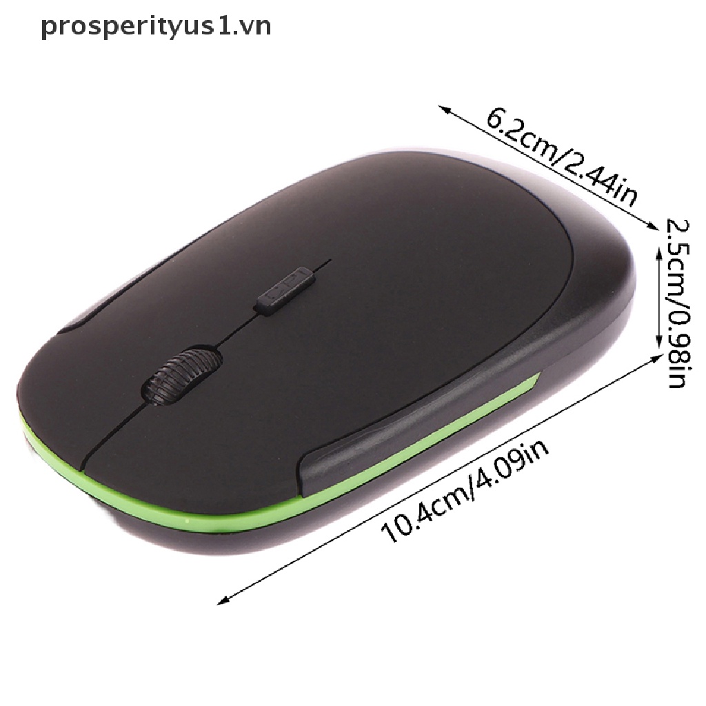 Chuột Không Dây prosperityus1 2.4ghz Nhỏ Gọn Cho Laptop / Nhà Ở / Văn Phòng