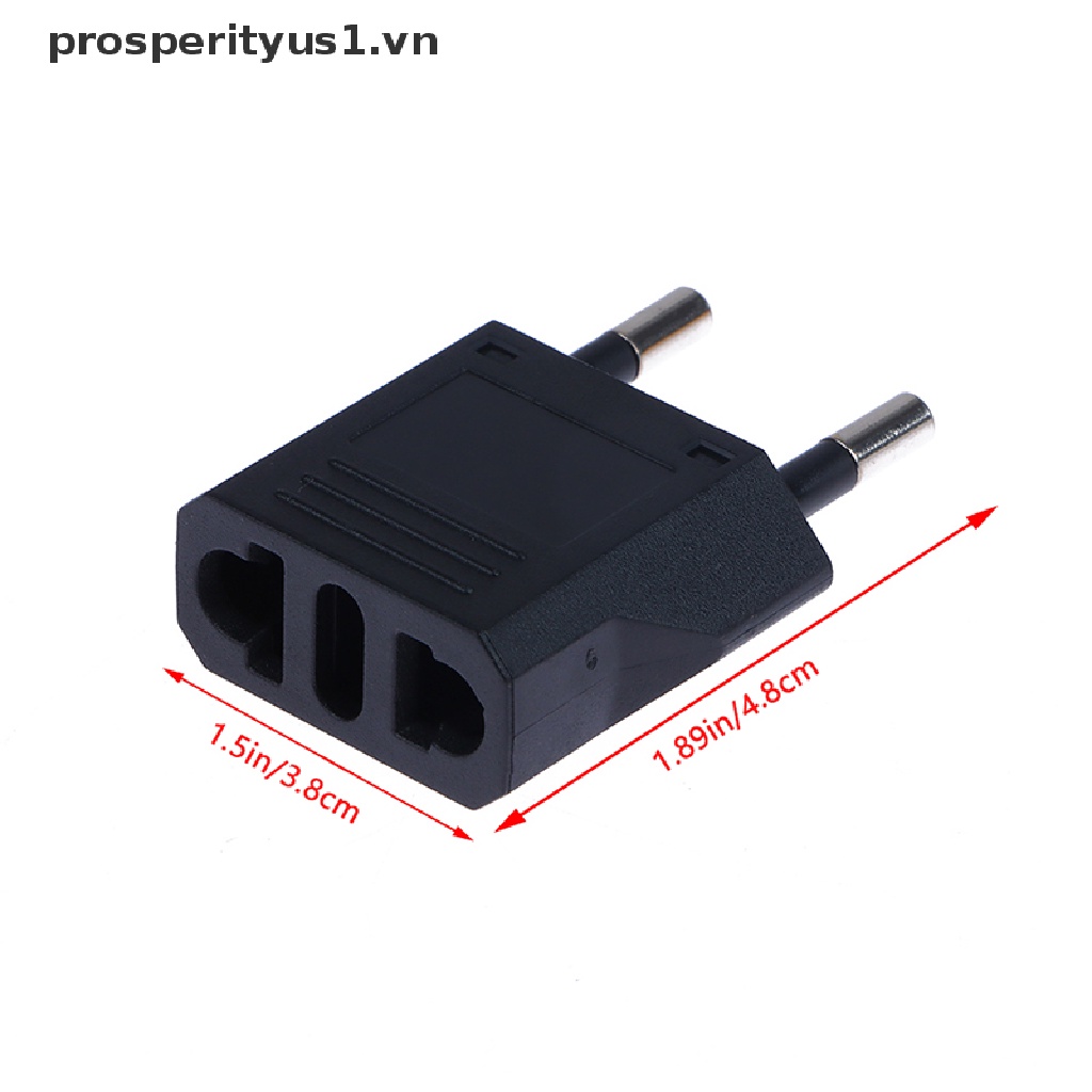 1 Phích Cắm Chuyển Đổi US Sang EU Chuyên Dụng Cho prosperityus1