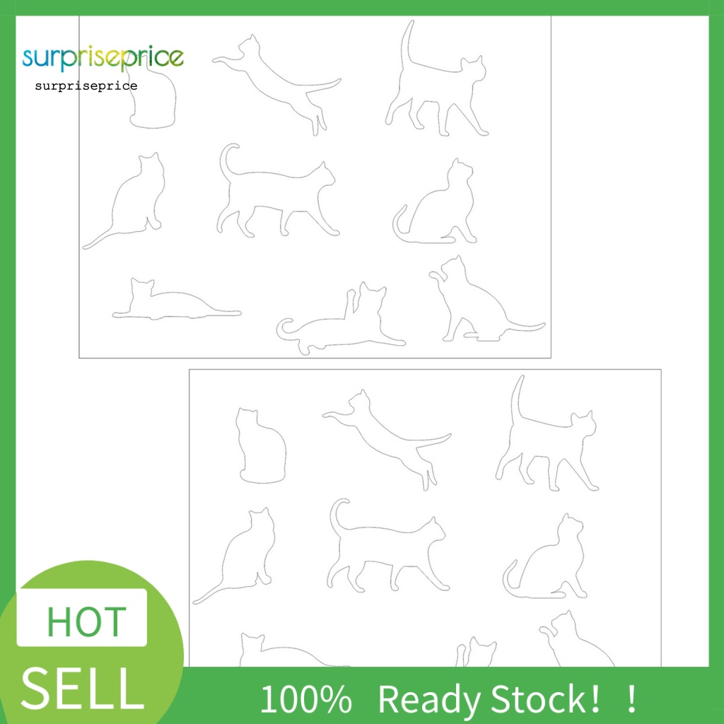 Set 2 Sticker PVC Dán Tường Kính Lăng Kính Tĩnh Điện Họa Tiết Cầu Vồng Trang Trí Nhà Cửa