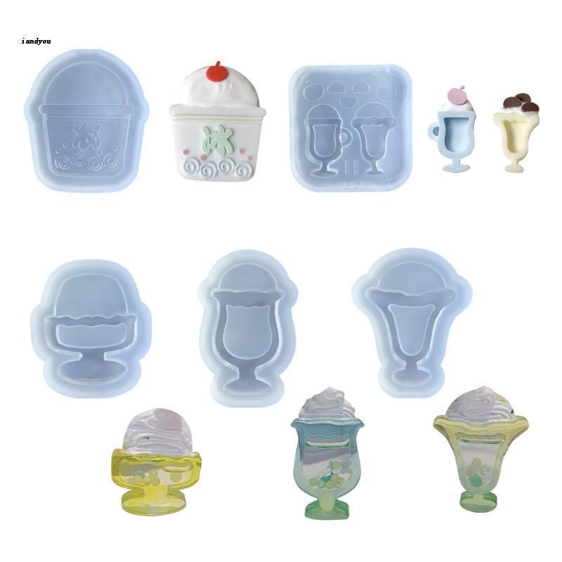 ✿ Khuôn Làm Móc Khóa Bằng Silicone Sáng Bóng DIY