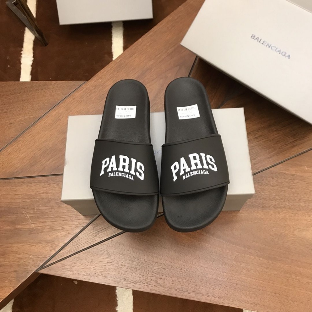 Dép Xỏ Ngón Chống Trượt In Chữ Balenciag 'A Thời Trang Đi Biển Cho Nam Và Nữ