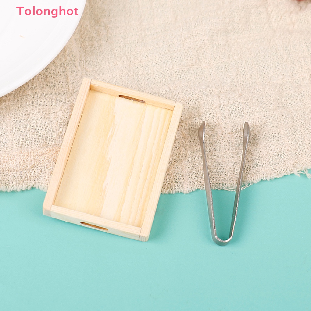 Bộ 2 Khay Đựng Đồ Dùng 1: 12 Độc Đáo Trang Trí Nhà Búp Bê