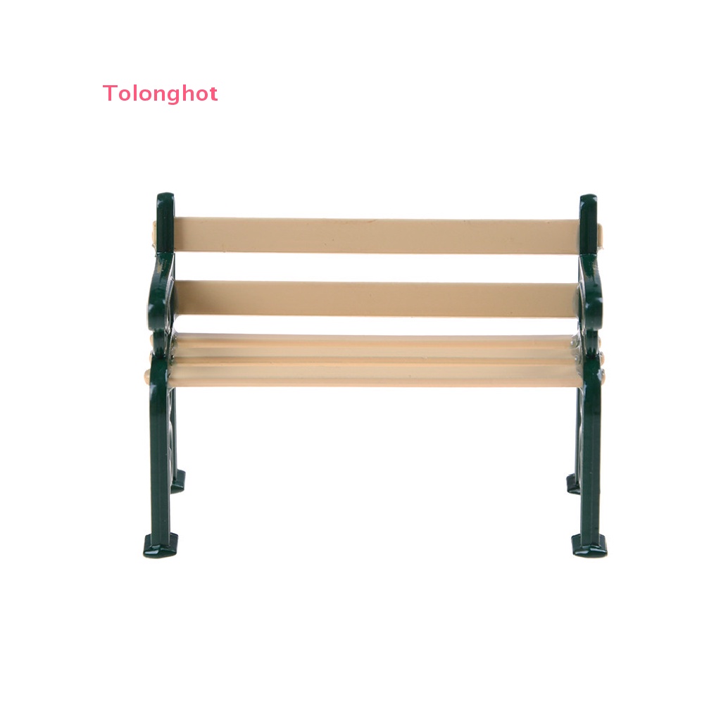 Băng Ghế Kim Loại Trang Trí Nhà Búp Bê Tỉ Lệ 1: 12