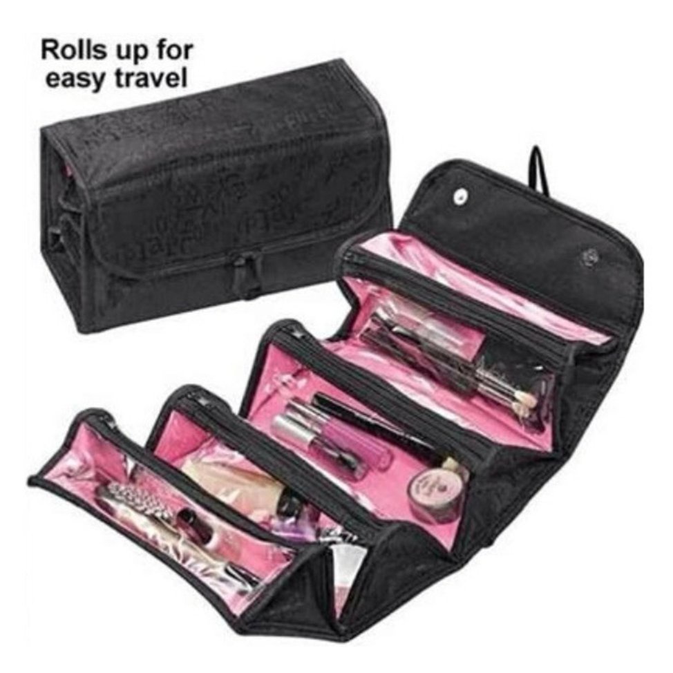 Foldable Women Makeup Beauty Toiletry Storage Bag Make Up Organizer Pouch