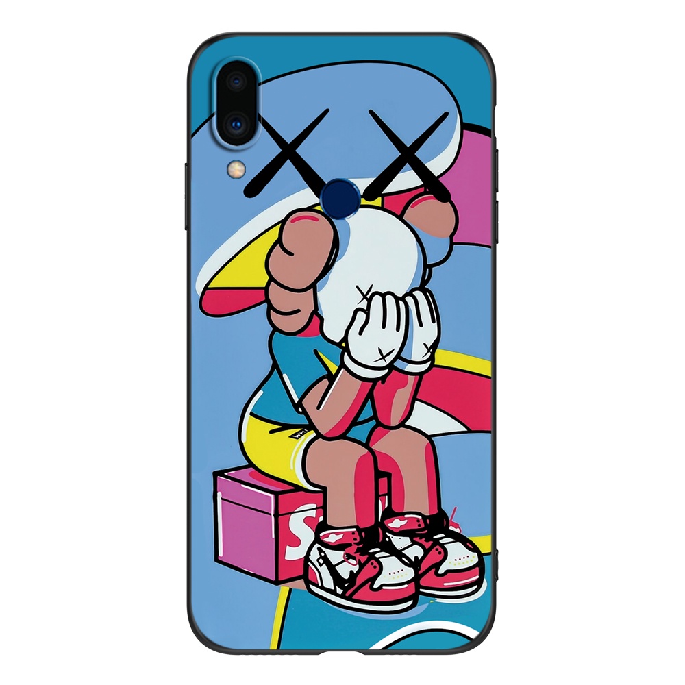 Ốp Điện Thoại Tpu Dẻo Màu Đen In Hình Vịt / Chó / Gấu Đáng Yêu Cho Meizu NOTE 9 2019