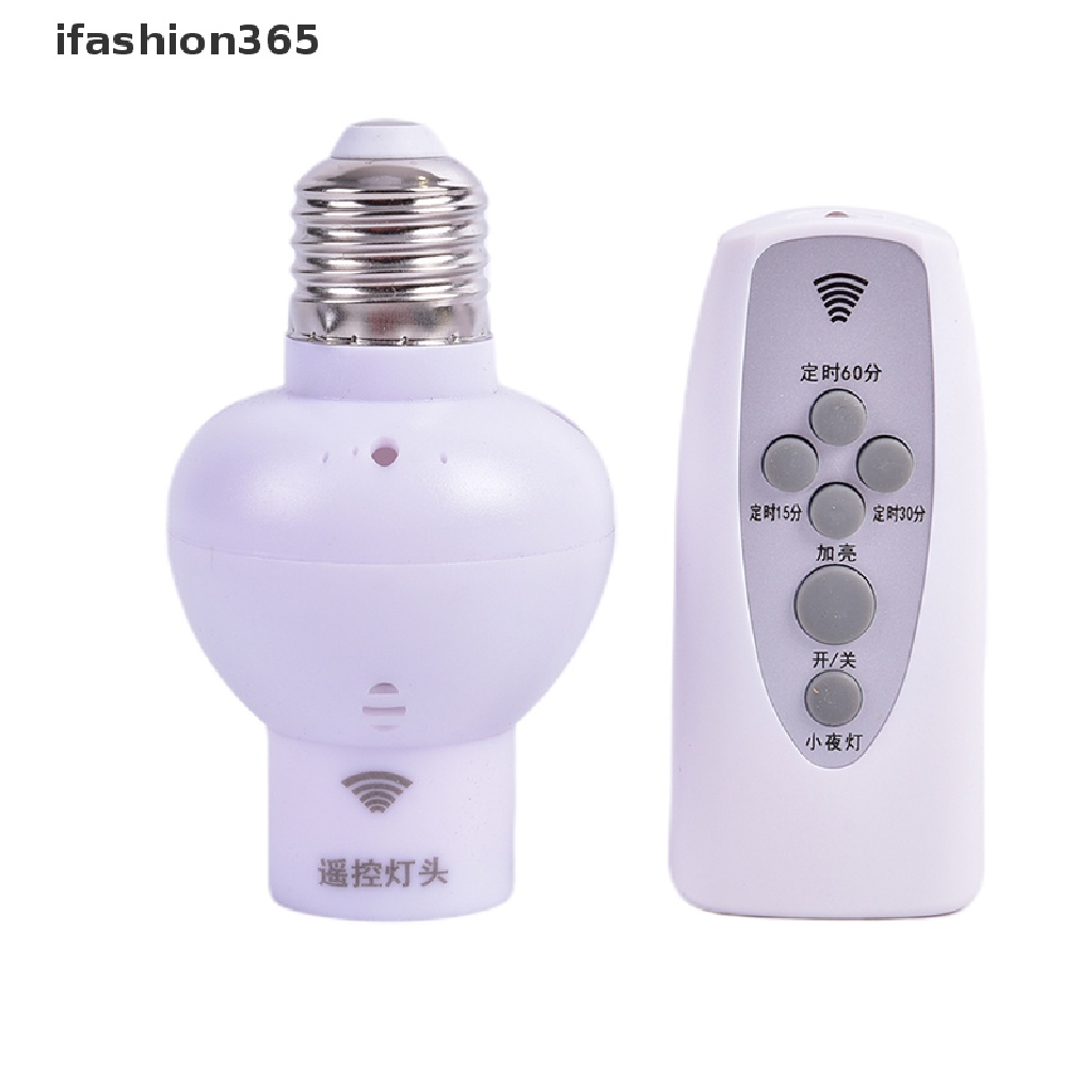 Chuôi Bóng Đèn E27 Không Dây Cảm Biến Âm Thanh Điều Khiển Từ Xa Thời Trang ifashion365