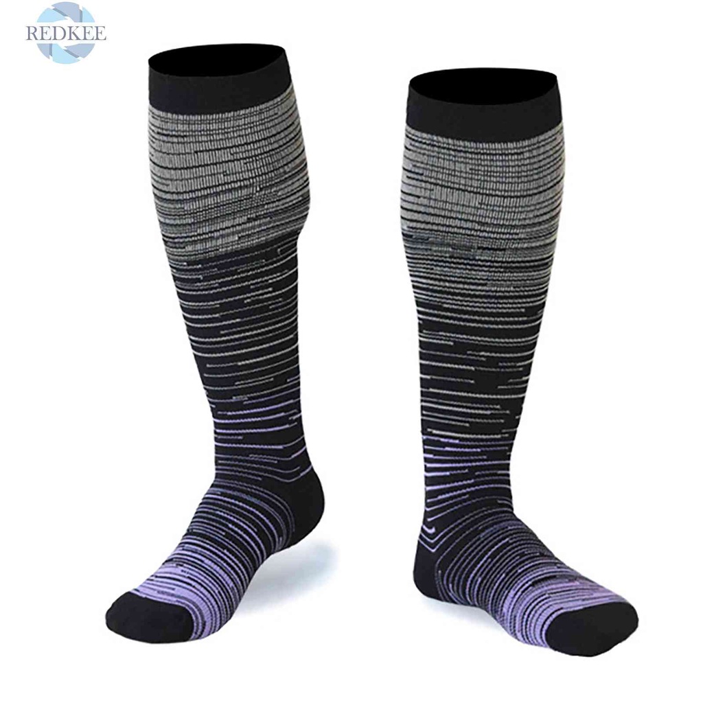 Set 5 Đôi Tất Thể Thao Kẻ Sọc Thoáng Khí Unisex