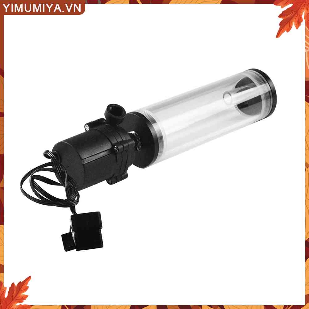 ☼Yimumiya ☼ Ống Bơm Nước Hình Trụ G1 / 4 Ren XHC8 + 160mm Cho CPU#