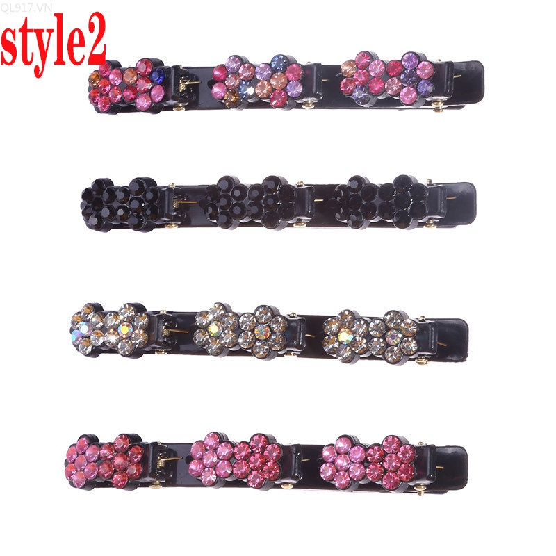 Kẹp Tóc Trang Trí Hình Bướm Đính Pha Lê Sang Trọng