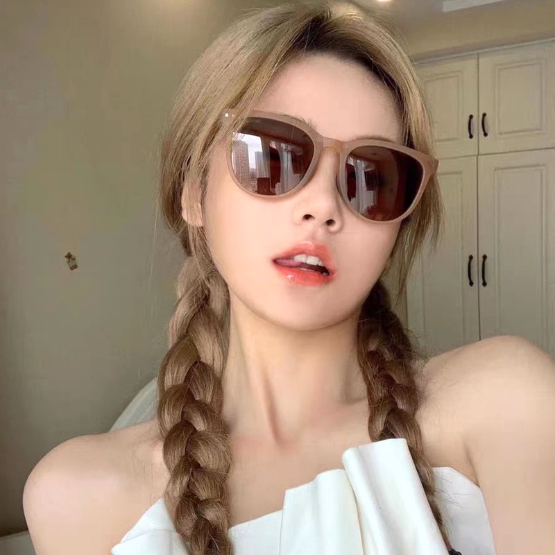 Kính Mát Gọng Tròn Chống Tia UV400 Thời Trang Cho Nam Nữ