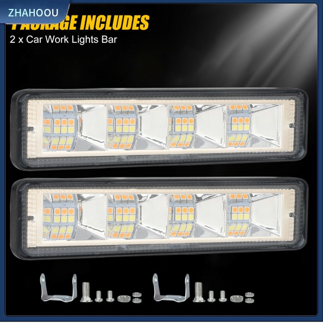 ☃Nhà Cửa☃ Set 2 Đèn Led Sương Mù 6 Inch Chống Thấm Nước Cho Xe Tải Địa Hình Suv