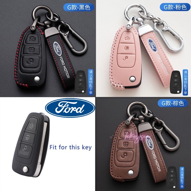 Vỏ Bảo Vệ Chìa Khóa Cho Xe Hơi Ford Focus 2 3 MK3 ST RS Ecosport Kuga Escape Fiesta C-Max S-Max Mondeo