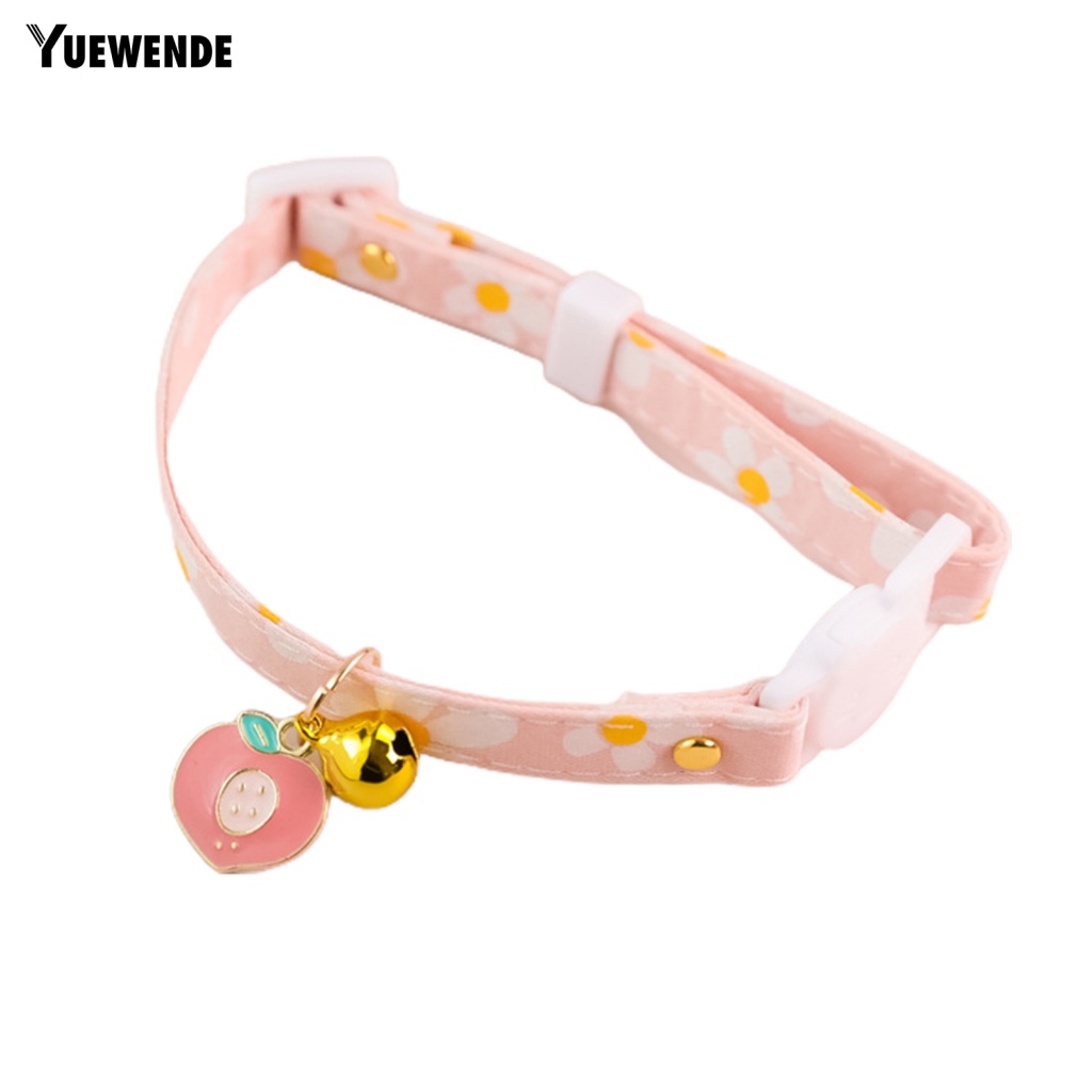 Vòng Cổ Mềm Mại Có Thể Điều Chỉnh Gắn Chuông Dành Cho Mèo Cưng