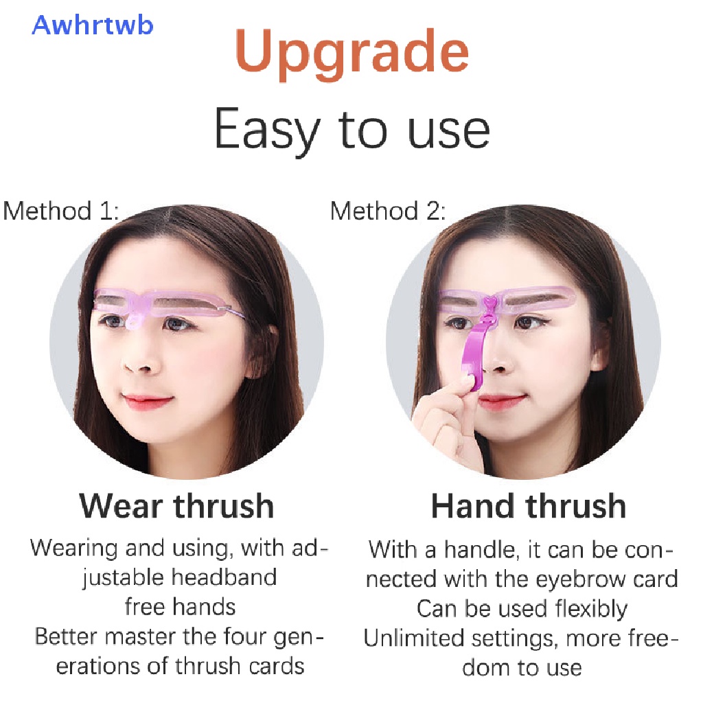 Khuôn Kẻ Lông Mày 8 Kiểu Có Thể Tái Sử Dụng Tiện Lợi Mới