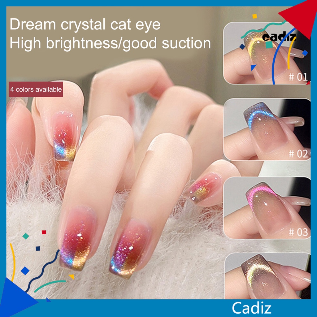 Sơn Móng Tay 10ml Nhanh Khô Hiệu Ứng Mắt Mèo Màu Sắc Lấp Lánh Lâu Trôi Độc Đáo DIY