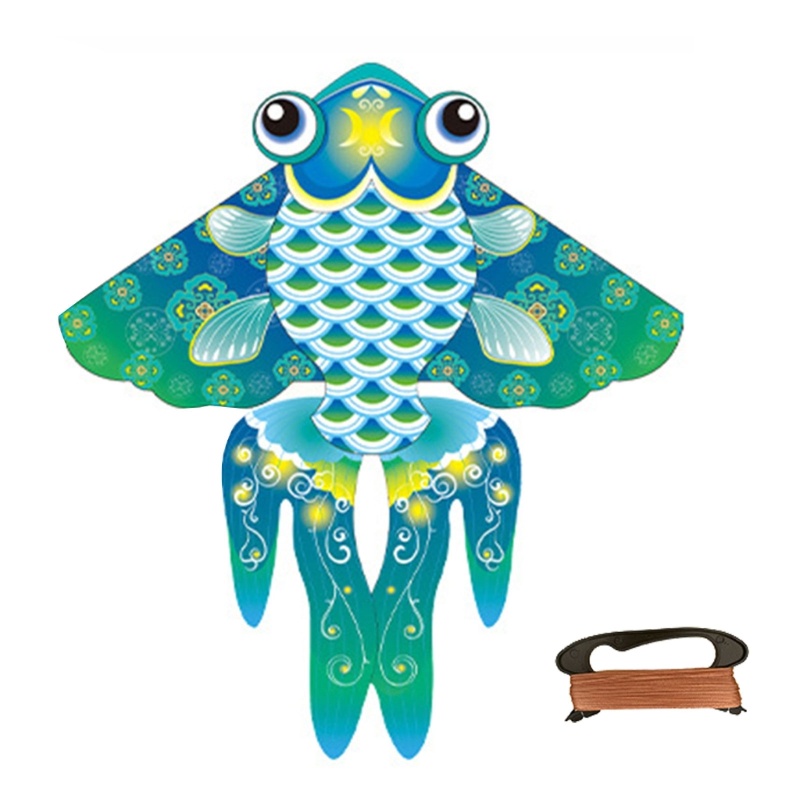 Diều Đồ Chơi Hình Cá Hoạt Hình Phong Cách Trung Hoa Dành Cho Các Bé