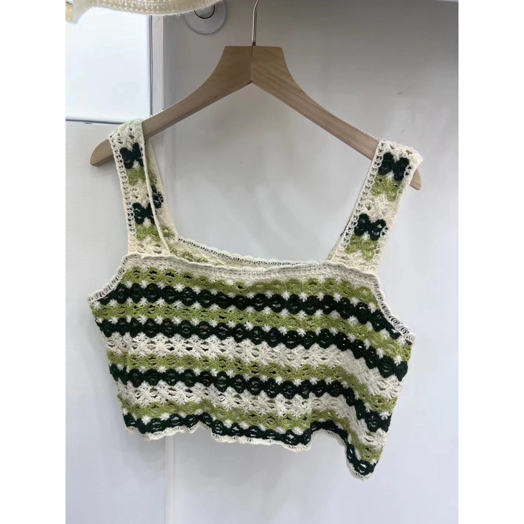 Áo tank top SUXI dệt kim ôm dáng thời trang mùa hè dễ phối đồ cho nữ