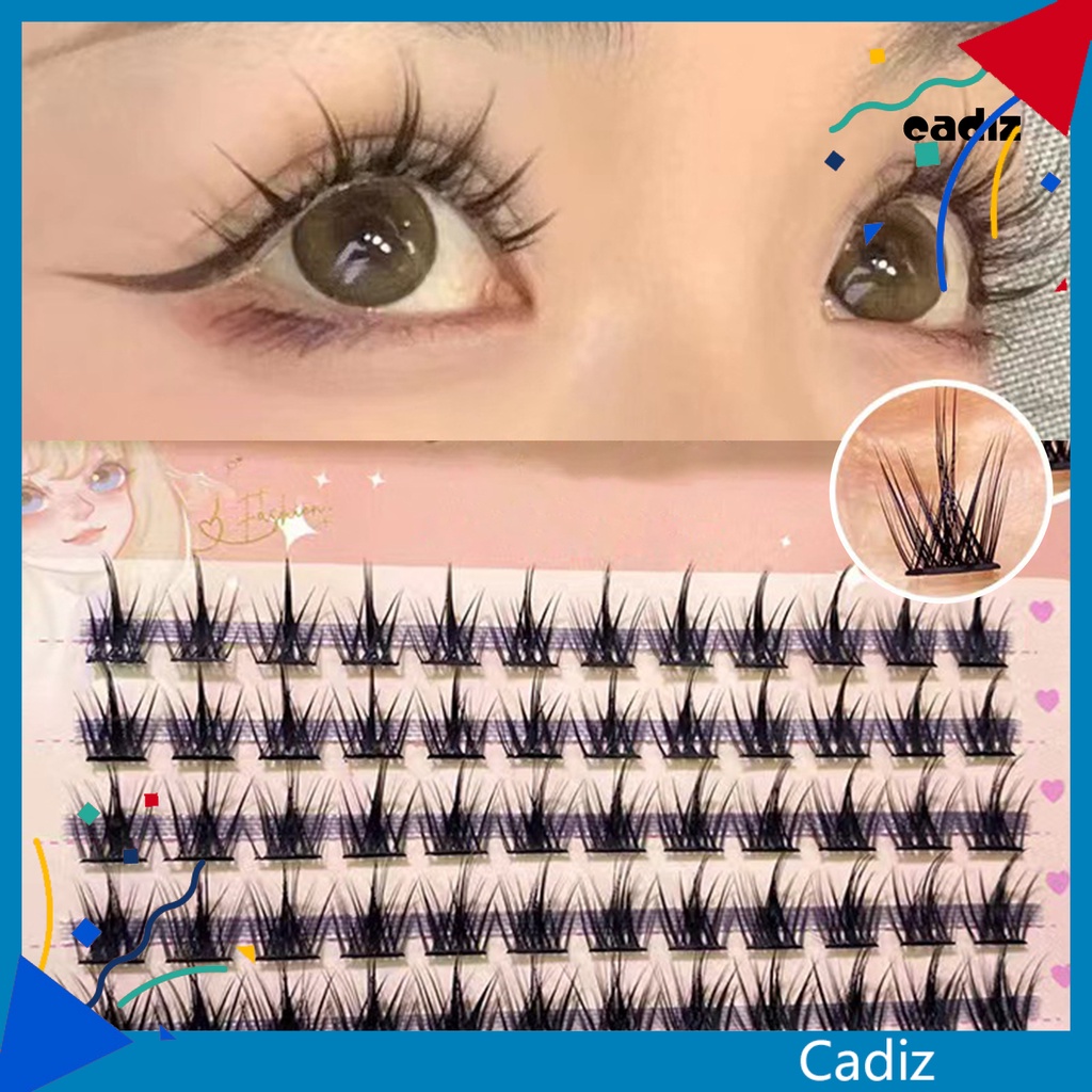 Set 36 / 60 Lông Mi Giả Xoăn Dày Tự Nhiên Hiệu Ứng 3D DIY