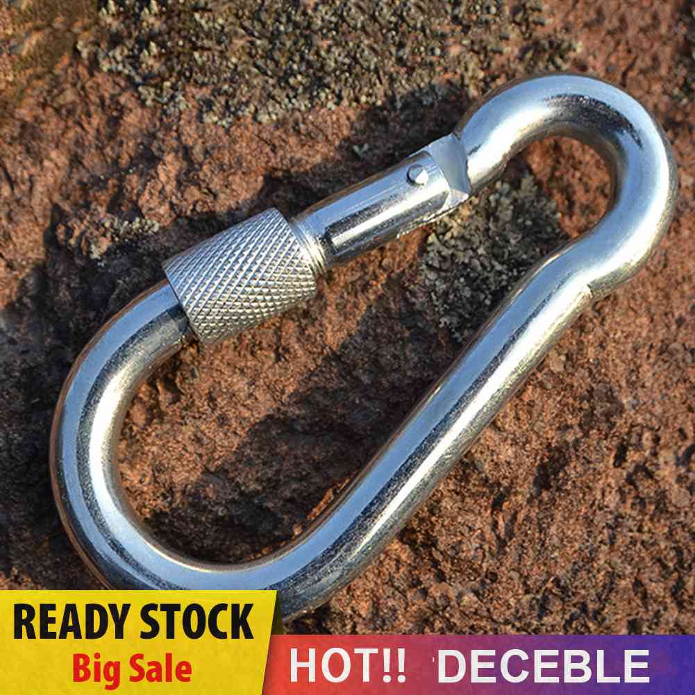 Móc Khóa Carabiner Bằng Hợp Kim Thép Dùng Cho Leo Núi / Cắm Trại