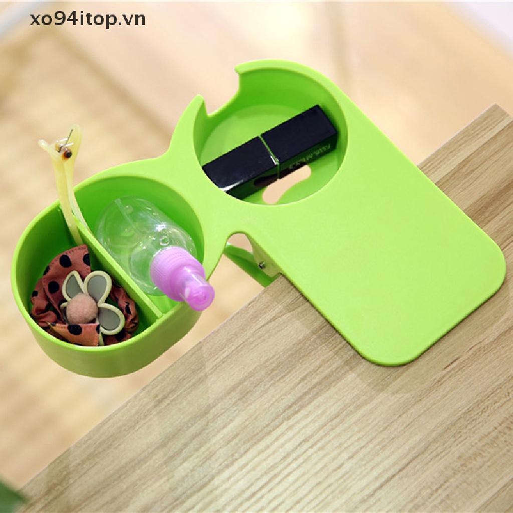 Giá Đỡ Cốc / Chai Nước Kẹp Bàn Tiện Dụng Cho Văn Phòng