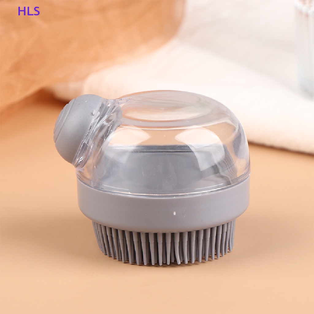 Bàn Chải Tắm Massage Da Đầu Bằng Silicone Tiện Dụng