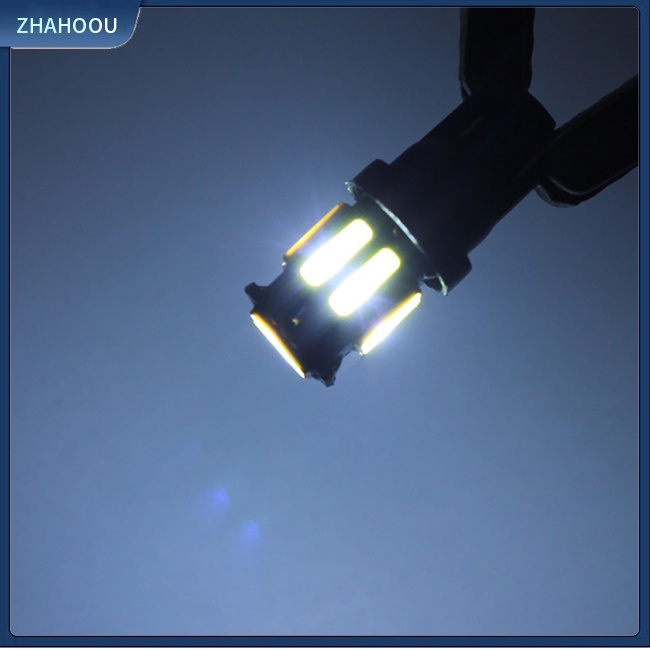 ☃Phụ Kiện Trang Trí Nhà Cửa Kiểu Dáng Dễ Thương Xinh Xắn☃ 1 Cặp Bóng Đèn Led T10 7020 10smd 7000-8000k Chất Lượng Cao Cho Xe Hơi
