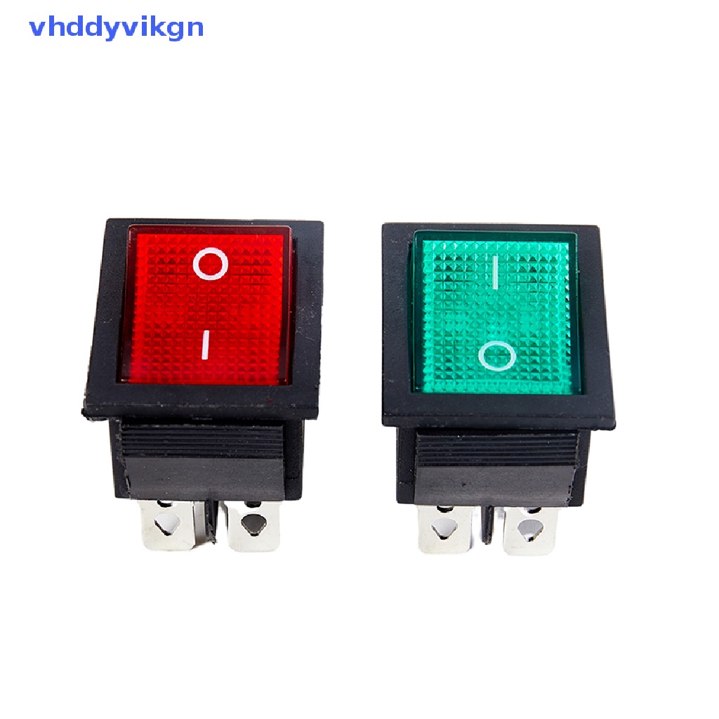 1 Công Tắc Nguồn 3 Chấu 6 Chấu 16A 250VAC / 20A 125VAC Màu Đen