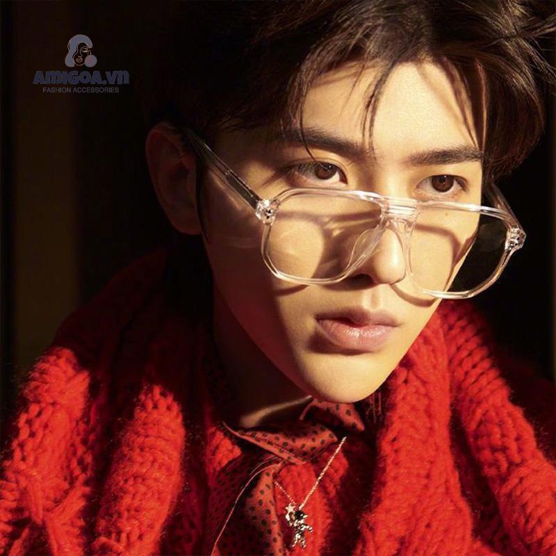 ✨✨Kính Mát Gọng Vuông Lớn Phong Cách Retro Thời Trang Cho Nữ