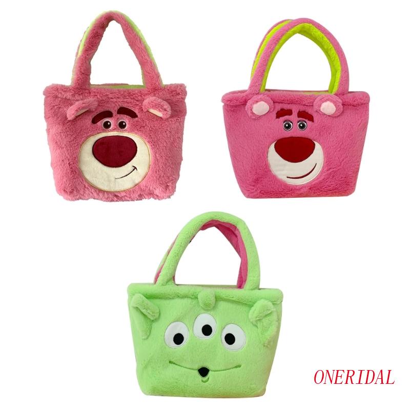 Túi Mua Sắm Cỡ Lớn In Họa Tiết Gấu Dễ Thương Thời Trang Thu Đông Cho Nữ