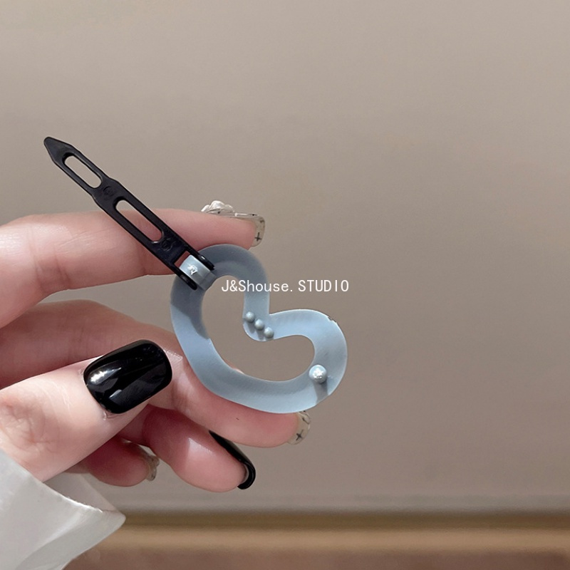 Kẹp Tóc Hình Trái Tim Dễ Thương Phong Cách Hàn Quốc KF614