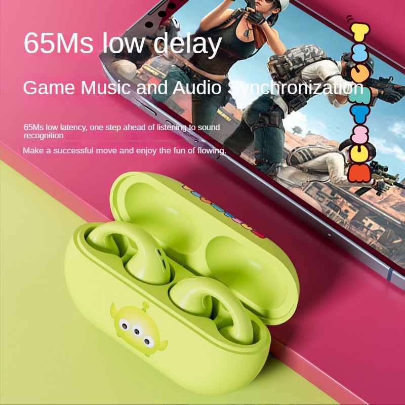 Còng Tai Nghe Bluetooth Không Dây Kd21 Kẹp Vành Tai Thông Dụng Cho Học Sinh Nam Nữ GDRC