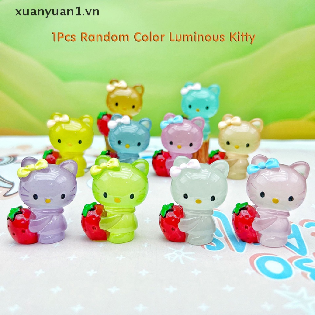 1 Đồ trang trí Chú Mèo Phát Quang Xinh Xắn Dùng Để Trang Trí