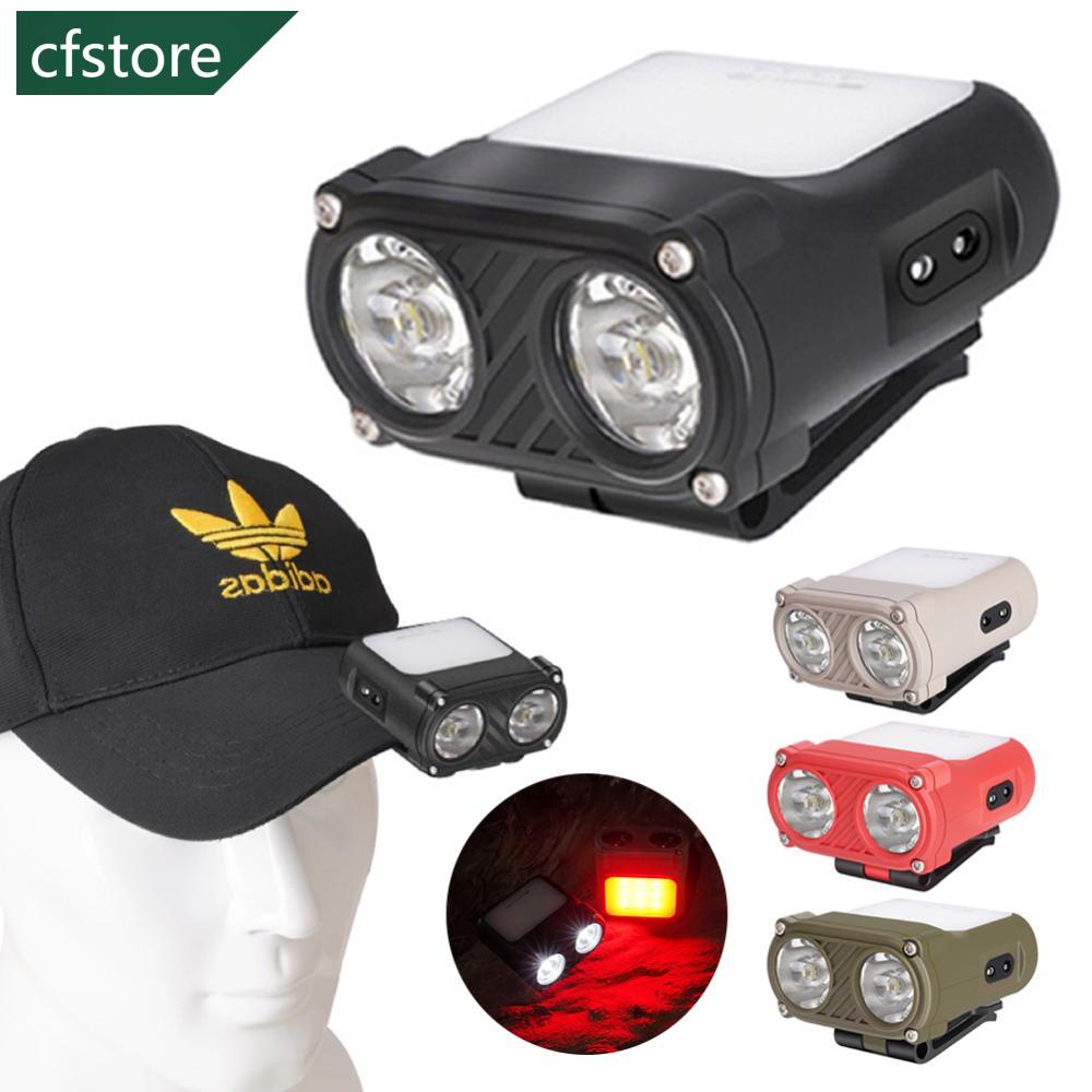 Đèn LED Mini Đeo Đầu 5 Chế Độ Kèm Sạc USB Tiện Dụng H2R6