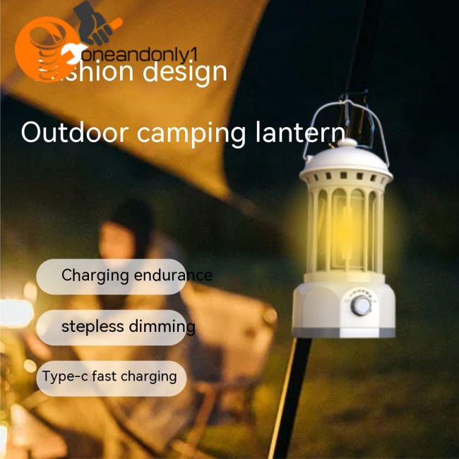 Đèn Led Cắm Trại 6w 400 Lumens Độ Sáng Cao Có Móc Treo Tiện Dụng