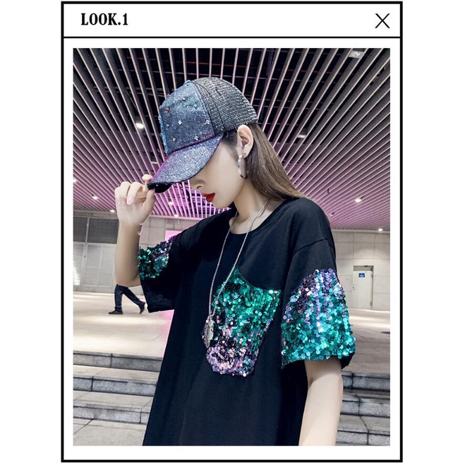 Áo Thun Tay Ngắn Dáng Rộng Cỡ Lớn 2-150kg Thời Trang 2023 Mới Cho Nữ