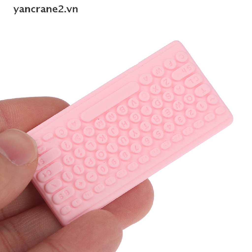 Set 3 Mô Hình TV / Chuột / Bàn Phím Để Bàn Trang Trí Nhà Búp Bê 1: 12 1: 12