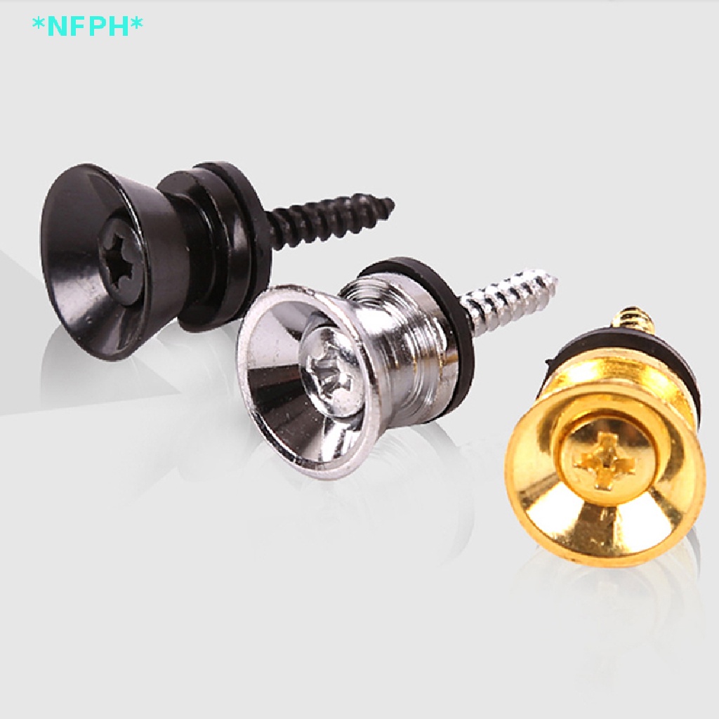 Nút Chốt Dây Đeo Đàn Guitar Điện Bằng Kim Loại Tiện Dụng Mới